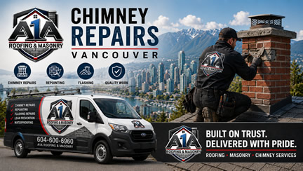 Chimney and exterior waterproofing work Vancouver